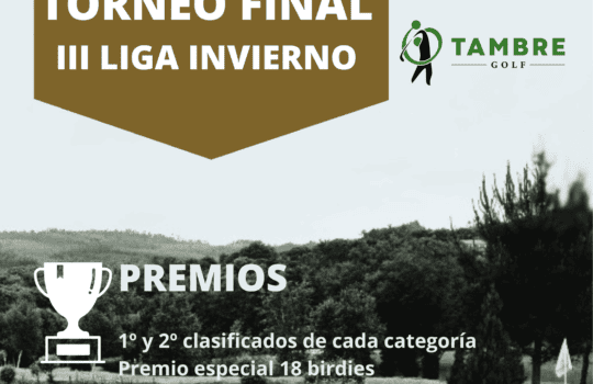 Torneo Final III Liga Invierno Tambre Golf