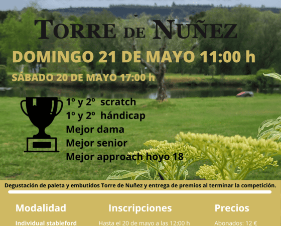 TORNEO PRIMAVERA 2023 – Torre de Nuñez