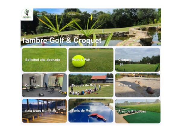 Nueva aplicación cliente Tambre Golf & Croquet