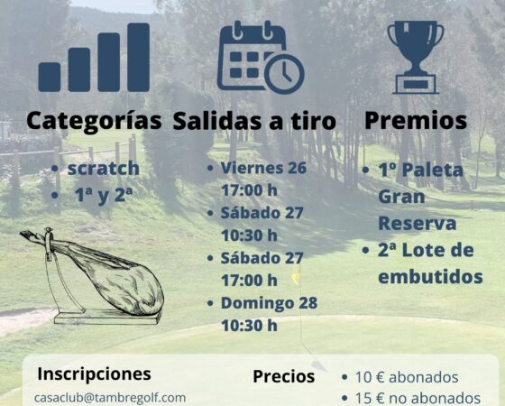 TORNEO INDIVIDUAL STABLEFORD – ABRIL 2024