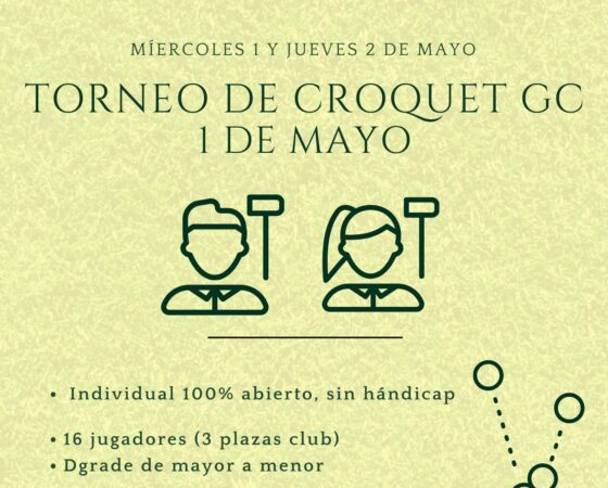 Torneo de Croquet GC 1 de Mayo